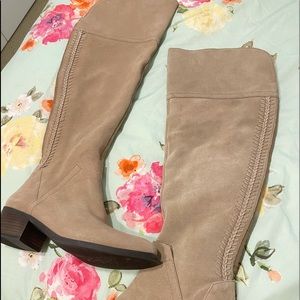 Vince Camuto-Bendra suede over the knee boots